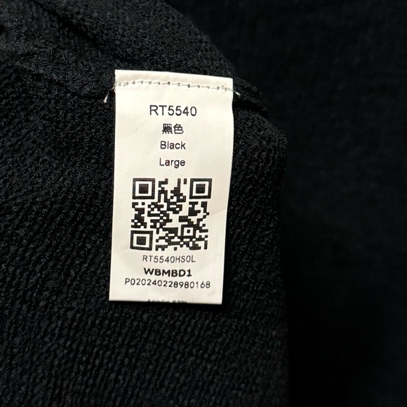 NWOT Women’s Black Knit Short Sleeve Top - Large - Picture 3 of 3